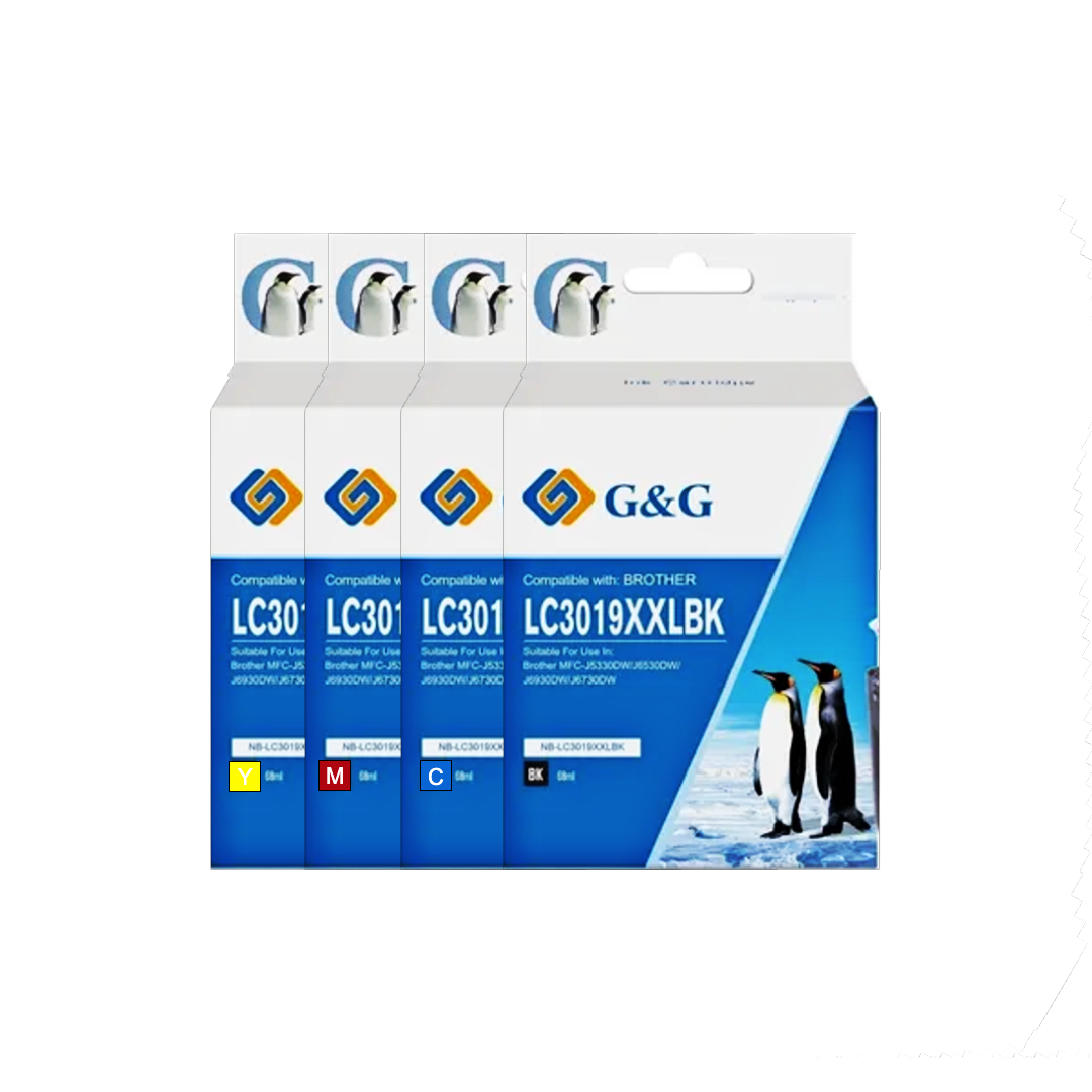 Pack Cartuchos | Tinta Brother LC3019 XXL - J5330 - J6730 - J6530 Alternativo Premium Alto Rendimiento