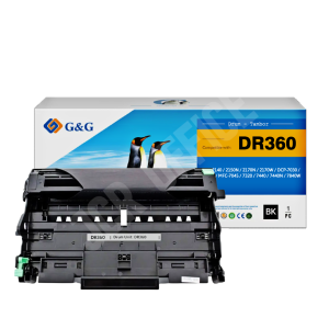 Tambor | Drum Brother Dr360 / Hl 2140 - Hl 2170 - Dcp 7030 - Dcp 7040 - Dcp 7440 Negro Alternativo Premium