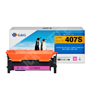 Toner Samsung Clt M 407S | Clp 320 - Clp 325 - Clp 326 - Clx 3185 - Clx 3186 Magenta Alternativo Premium