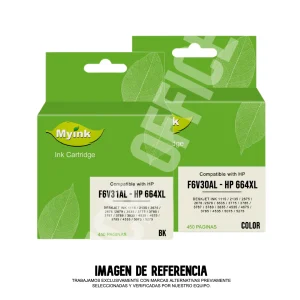 Pack Cartucho | Tinta HP 664 XL - 2135 - 2675 - 3775 - 4675 Negro - Tricolor Alternativo