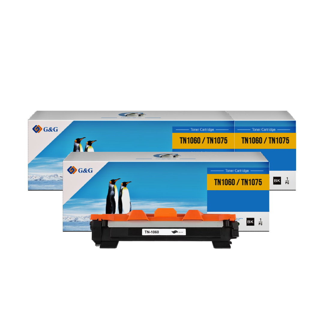 Pack Toner 3Un. Brother Tn1060 - Hl1102 - Hl1202 - Hl 1212- Dcp 1512 - Dcp 1602 Negro Alternativo Premium