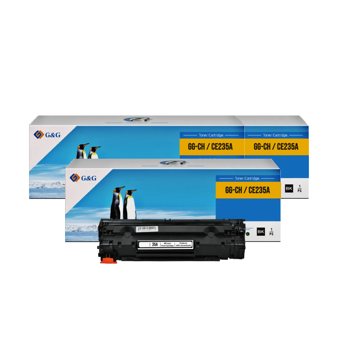 Pack Toner 3Un. Hp 35A | Cb435A - P 1005 - P 1006 Negro Alternativo Premium