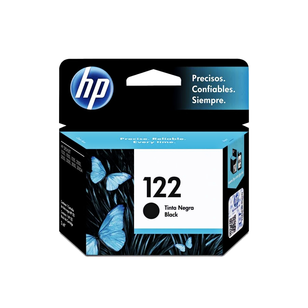 CARTUCHO | TINTA HP 122 NEGRO - 1000 - 1050 - 2000 - 2050 - 3000 - 3050 ORIGINAL