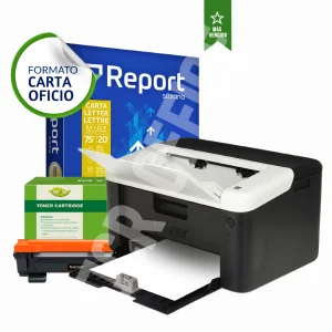 Impresora Laser Brother HL- 1202 Usb + 1 Toner Alternativo + 1 Resma Carta Report
