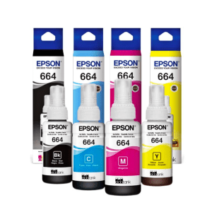 Pack - Botella | Tinta Epson 664 Original - L110 - L120 - L220 - L380 - L395 - L455 Ecotank