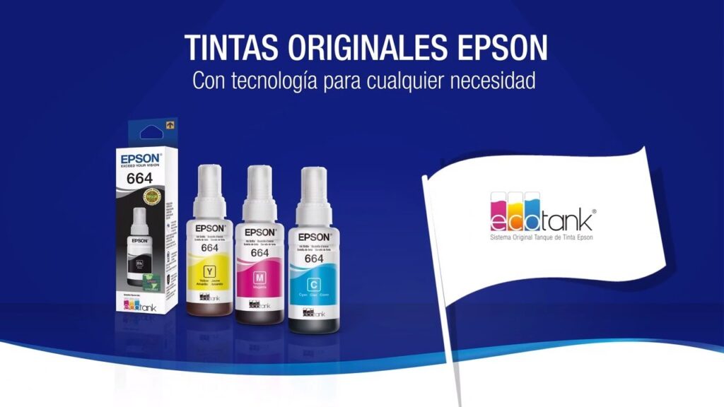 BOTELLA | TINTA EPSON 664 YELLOW ORIGINAL / L110 – L120 – L121 – L210 – L220 – L355 – L365 – L375 – L380 – L395 – L455 – L475 – L495 - Imagen 2