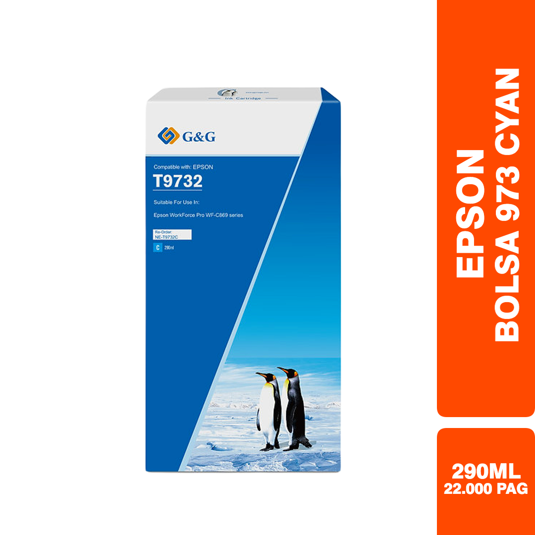 Pack Bolsa | Tinta Epson T973 Durabrite Pro / Pro WF-C869R - Alto Rendimiento - Alternativo Premium - Imagen 6