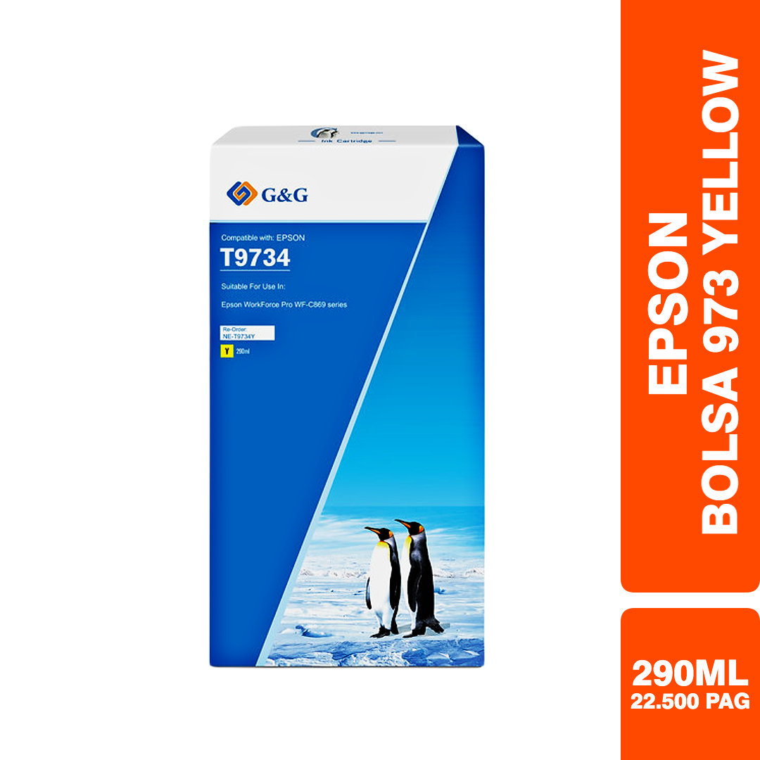 Pack Bolsa | Tinta Epson T973 Durabrite Pro / Pro WF-C869R - Alto Rendimiento - Alternativo Premium - Imagen 3
