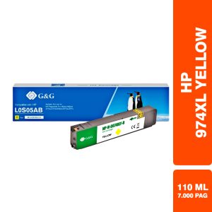 Cartucho | Tinta Hp 974 Xl Yellow / Pagewide Pro 477Dw - 577Dw - 452Dw - 552Dw - 577Dw