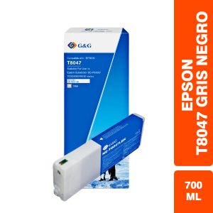 Cartucho | Tinta  Epson T804 - T8047 Gris Negro Pigmentada / Surecolor Sc - P6000 - 7000 - 8000 - 900