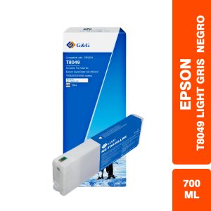 Cartucho | Tinta Epson T804 - T8049 Light Gris Negro Pigmentada / Surecolor Sc - P6000 - 7000 - 8000 - 9000