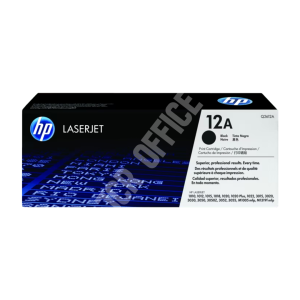 Toner Laser HP 12A | Q2612A – 1010 – 1012 – 1015 – 1018 – 1020 – 1022 – 3050 – Negro Original