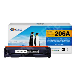 Toner HP 206A | W2110A - M255DB - M255- MFP M283 - M283 - M283 CDW - M282NW Negro Alternativo Premium