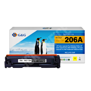 Toner HP 206A | W2112A - M255DB - M255- MFP M283 - M283 - M283 CDW - M282NW Yellow Alternativo Premium