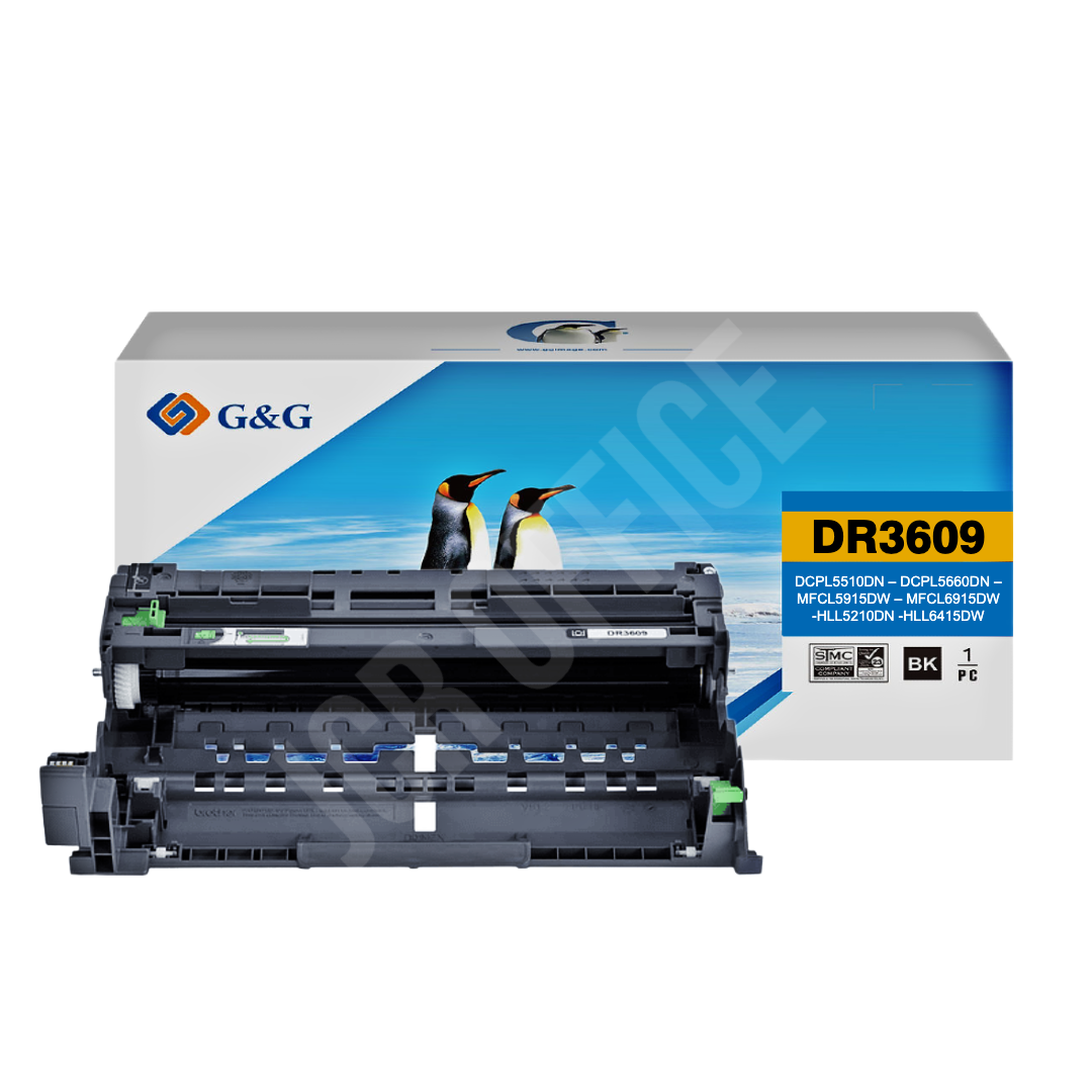 Tambor | Drum Brother Dr3609 - DCP5510DN – 5660DN – 5915DW – 6915DW -5210DN Negro Alternativo Premium