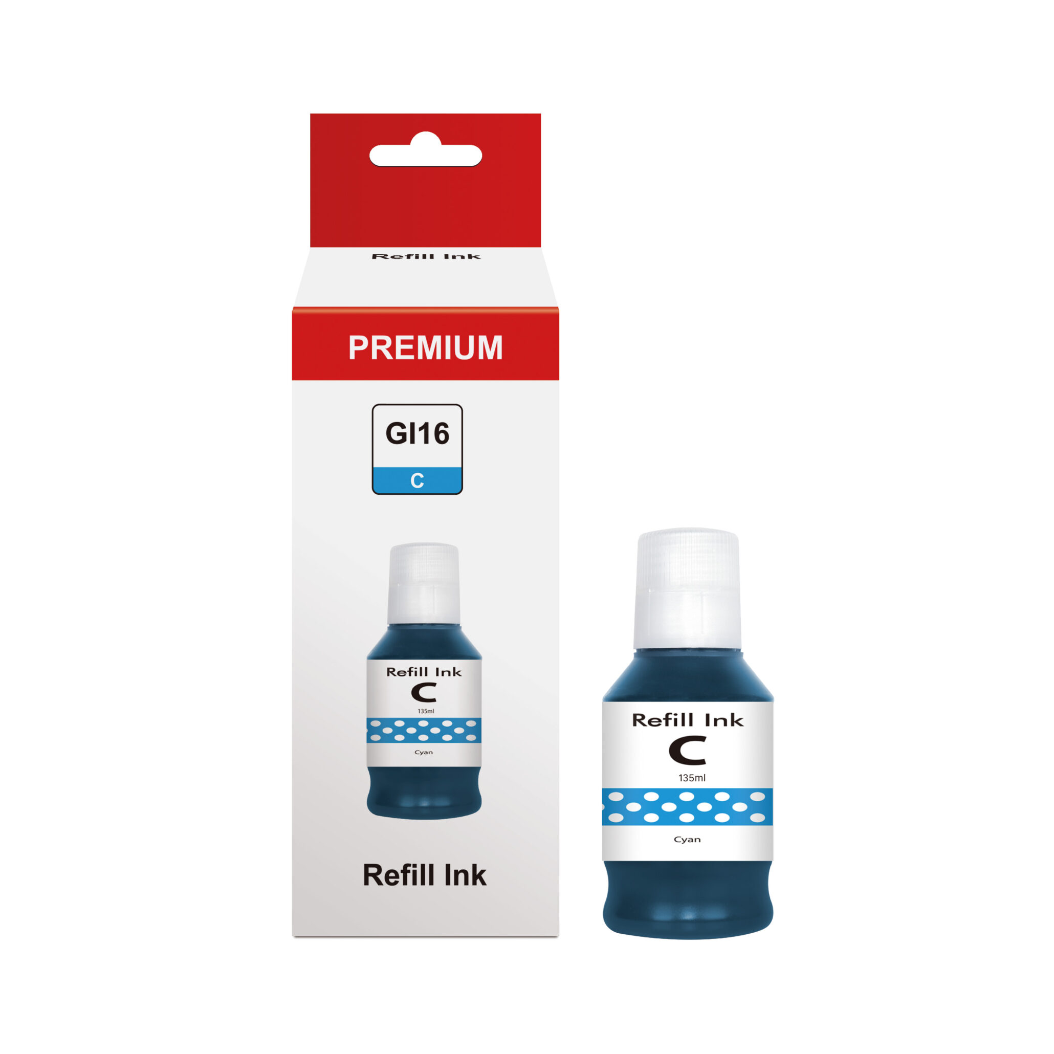 Pack - Botella | 4 Tintas Para Gi-16 Gi16 Maxify Gx6010 Gx7010 Alternativo Premium - Imagen 3