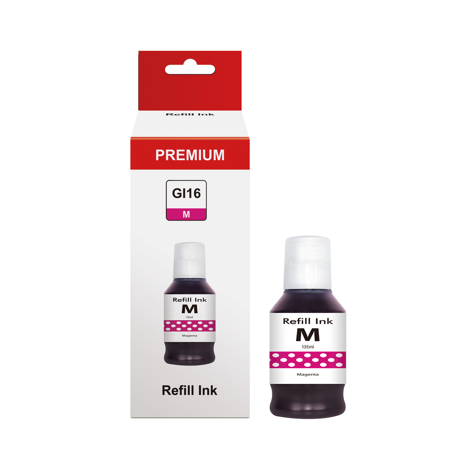 Pack - Botella | 4 Tintas Para Gi-16 Gi16 Maxify Gx6010 Gx7010 Alternativo Premium - Imagen 4