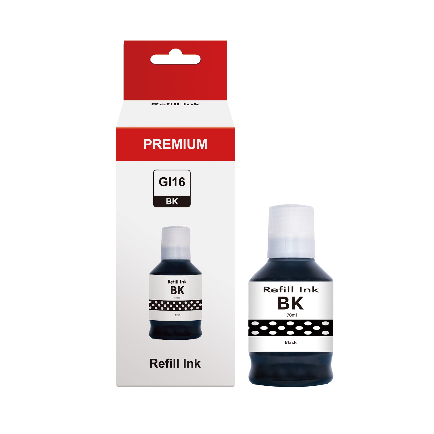 Pack - Botella | 4 Tintas Para Gi-16 Gi16 Maxify Gx6010 Gx7010 Alternativo Premium - Imagen 5