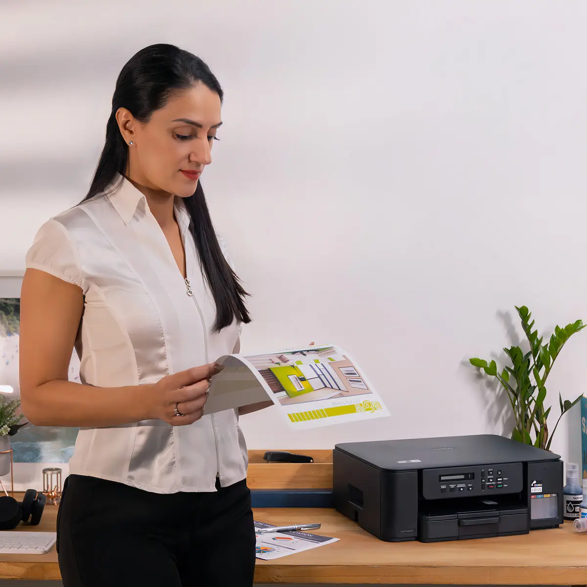 Impresora Multifuncional Brother Dcp T530dw Wifi Dúplex Negro Color, 27ppm, 1200dpi - Imagen 6