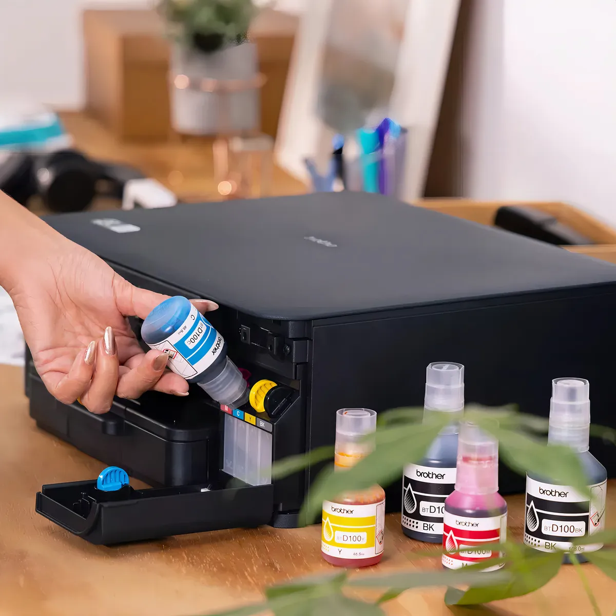 Impresora Multifuncional Brother Dcp T530dw Wifi Dúplex Negro Color, 27ppm, 1200dpi - Imagen 2